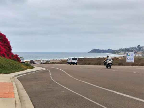 The Pacific Coast Highway, PCH, highway 1 highway 101 - the road closest to the Pacific Ocean down the West Coast with a long run through S. California is a popular road for motorcycle riders, runners, bicycle riders.